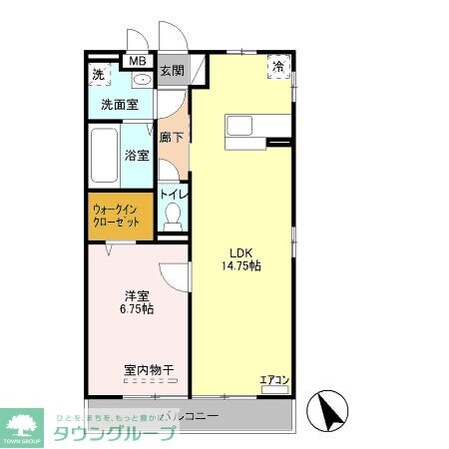 メゾンベールの物件間取画像